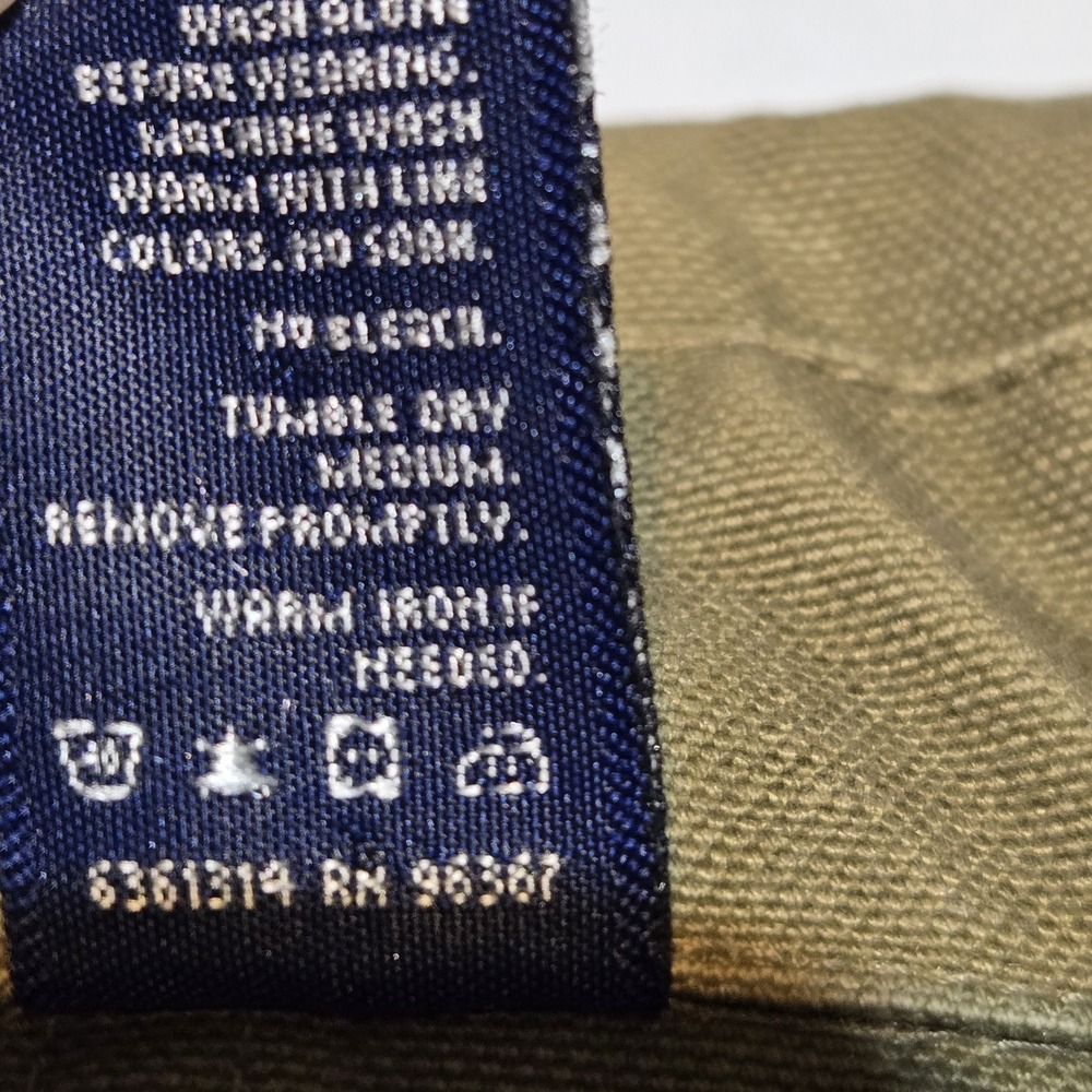 Y2K OshKosh Chore Jacket Mens Large Olive Canvas Workwear Utility Barn Coat - Picture 10 of 10